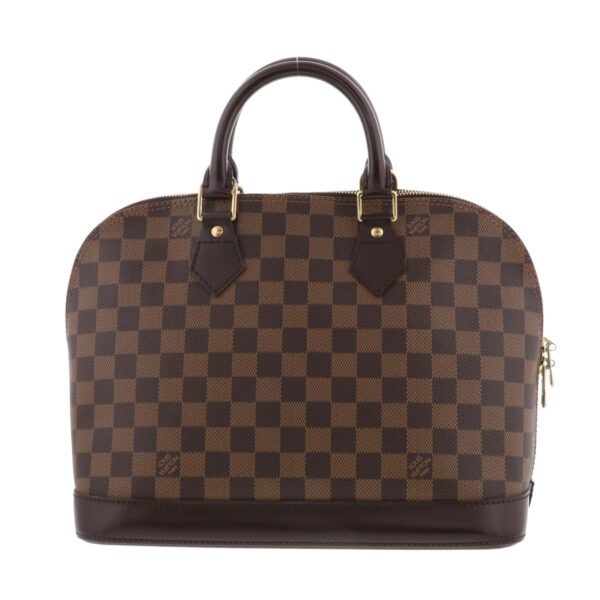 1240002021531 4 Louis Vuitton Alma Handbag Damier Ebene Brown