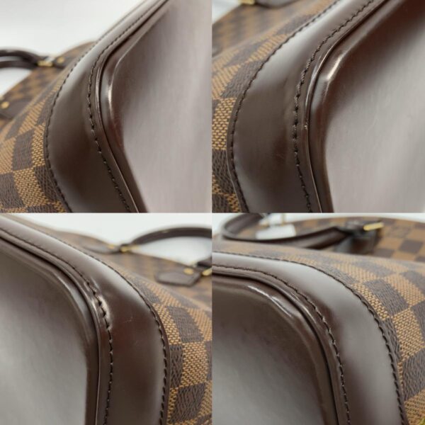 1240002021531 7 Louis Vuitton Alma Handbag Damier Ebene Brown