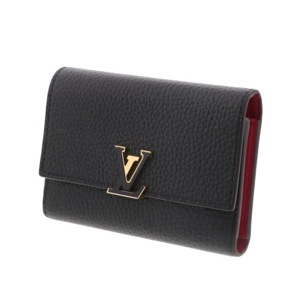 1240002021628 2 Louis Vuitton Portfolio Capsule Compact Wallet Taurillon Noir