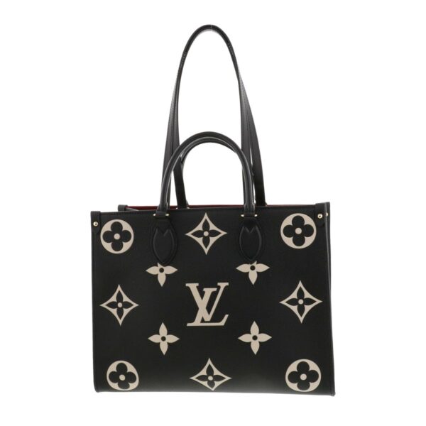 1240002021766 1 Louis Vuitton Onthego MM Shoulder Bag Monogram Black