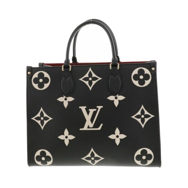 1240002021766 4 Louis Vuitton Onthego MM Shoulder Bag Monogram Black