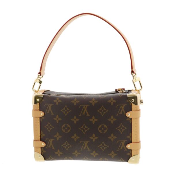 1240002021767 4 Louis Vuitton Side Trunk MM Shoulder Bag Brown