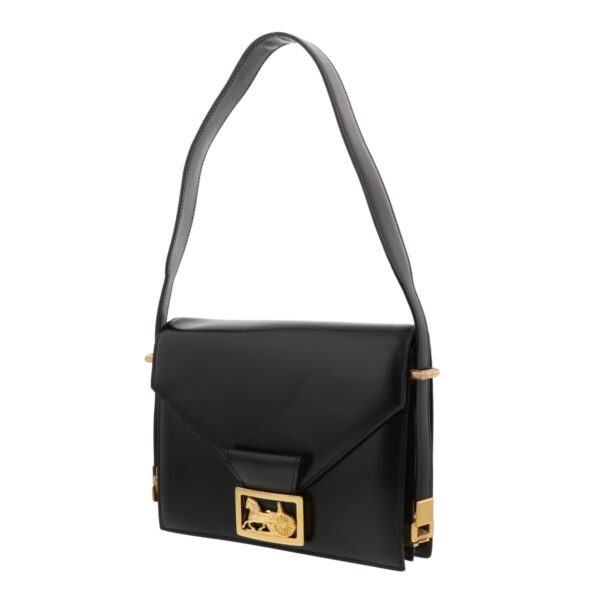 1240002022127 2 Celine Carriage Shoulder Bag Black