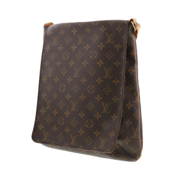 1240002022144 2 Louis Vuitton Musette Shoulder Bag Monogram Canvas Brown