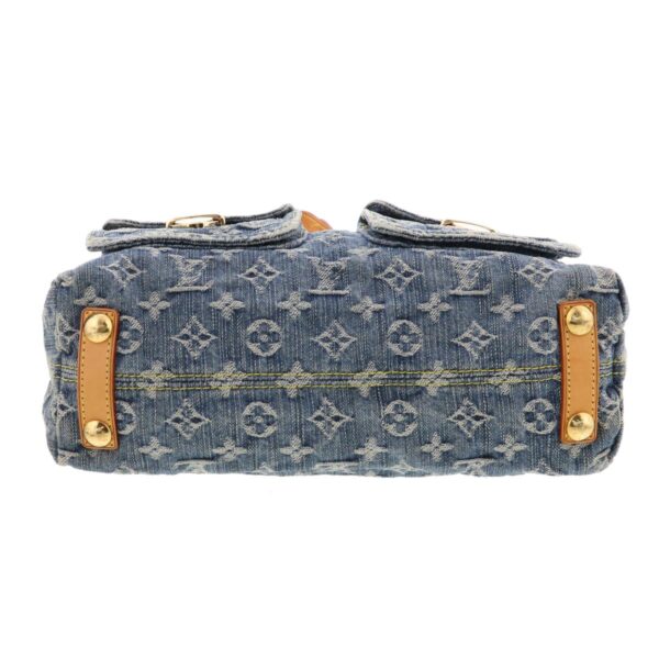 1240002022145 4 Louis Vuitton Baggy PM Shoulder Bag Monogram Denim Blue