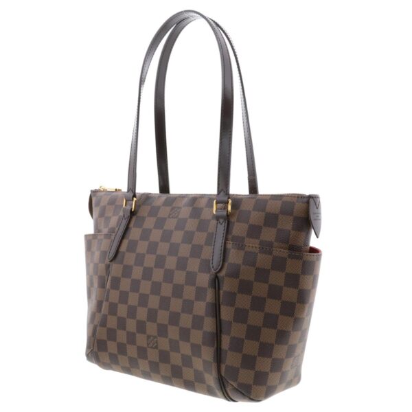 1240002022187 2 Louis Vuitton Totally PM Shoulder Bag Damier Ebene Brown