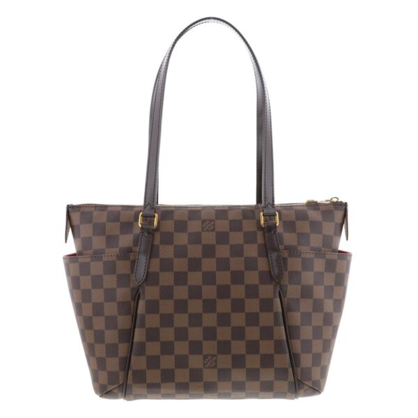 1240002022187 4 Louis Vuitton Totally PM Shoulder Bag Damier Ebene Brown