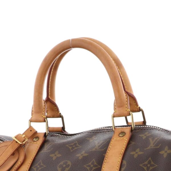 1240002022227 3 Louis Vuitton Keepall 50 Bag Monogram Canvas Brown