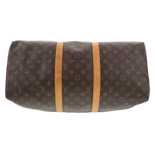 1240002022227 5 Louis Vuitton Keepall 50 Bag Monogram Canvas Brown