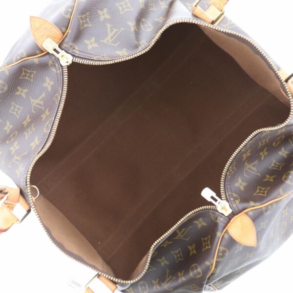 1240002022227 6 Louis Vuitton Keepall 50 Bag Monogram Canvas Brown