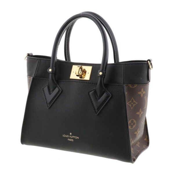 1240002022228 2 Louis Vuitton On My Side PM Handbag Monogram Canvas Noir