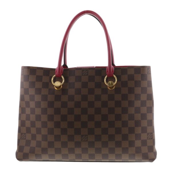 1240002022257 4 Louis Vuitton Riverside Shoulder Bag Damier Brown