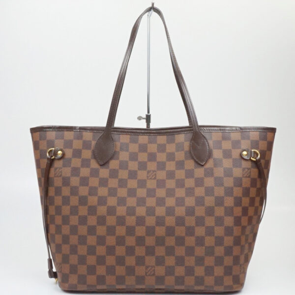 1240002052886 2 Louis Vuitton Neverfull MM Damier Ebene Brown