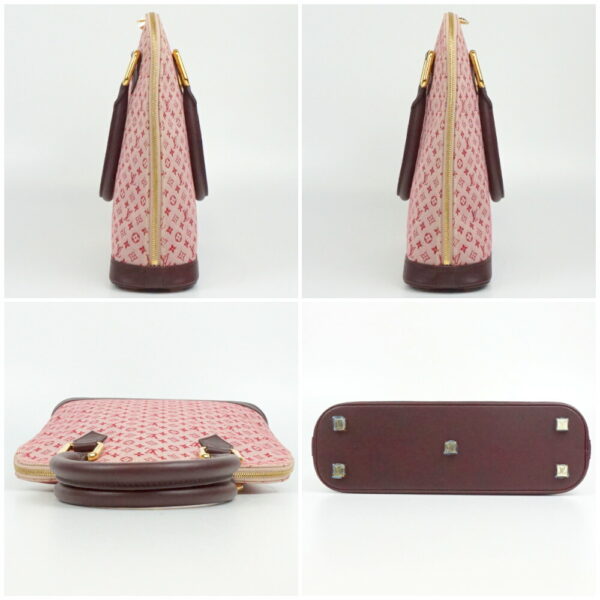 1240002053208 3 Louis Vuitton Alma Monogram Mini Pink Bordeaux