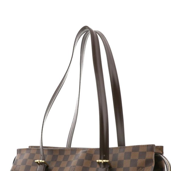 1240003003177 3 Louis Vuitton Chelsea Shoulder Bag Damier Ebene Brown