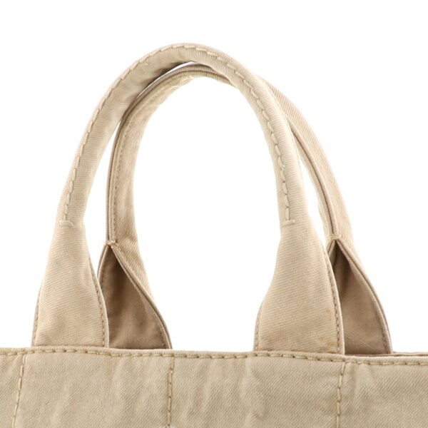 1240003003391 3 Prada Canapa Shopping Tote Bag Beige Denim