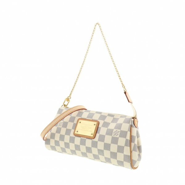 1240003003502 2 Louis Vuitton Eva Clutch Shoulder Bag Damier Azur