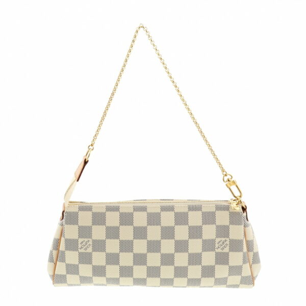 1240003003502 4 Louis Vuitton Eva Clutch Shoulder Bag Damier Azur