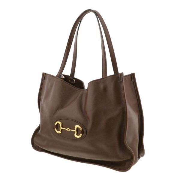 1240003003839 2 Gucci Horsebit 1955 Tote Bag Brown