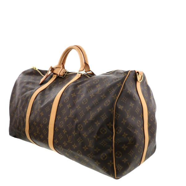 1240003004151 2 Louis Vuitton Keepall Bandouliere 60 Monogram Canvas