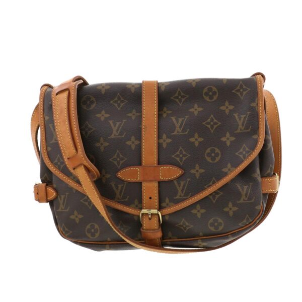 1240003004294 1 1 Louis Vuitton Somur 30 Bag Shoulder Messenger Bag Brown