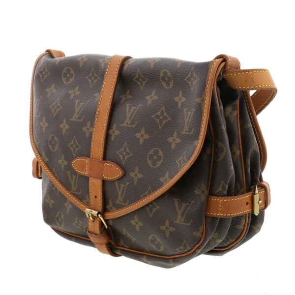 1240003004294 2 1 Louis Vuitton Somur 30 Bag Shoulder Messenger Bag Brown