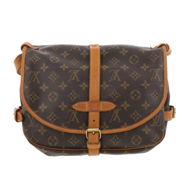 1240003004294 3 1 Louis Vuitton Somur 30 Bag Shoulder Messenger Bag Brown