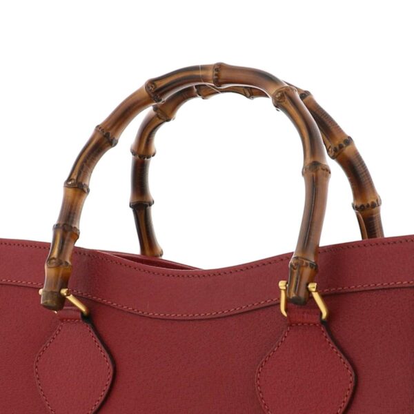 1240003004310 4 Gucci Bamboo Handbag Red