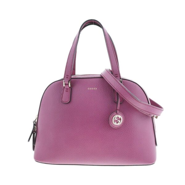 1240003005175 1 Gucci Lady 2WAY Handbag Purple