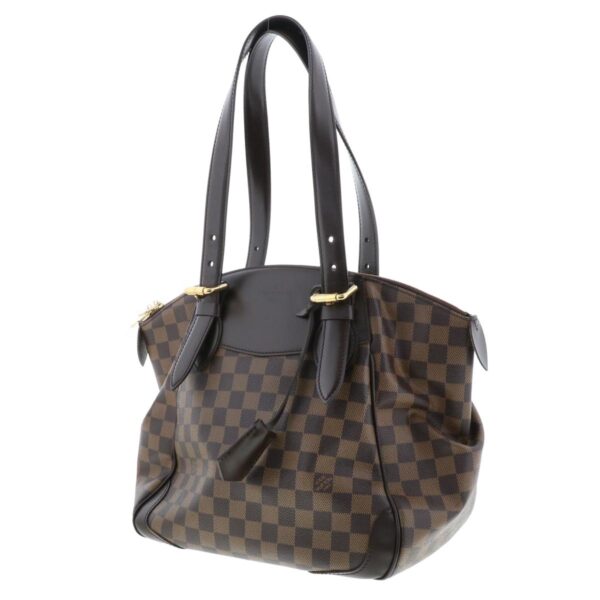 1240003005202 2 Louis Vuitton Verona MM Shoulder Bag Damier Brown