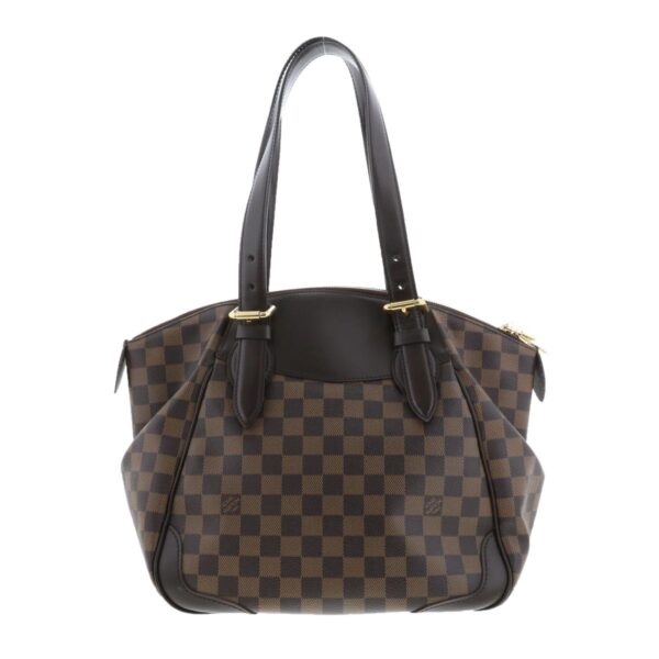 1240003005202 4 Louis Vuitton Verona MM Shoulder Bag Damier Brown