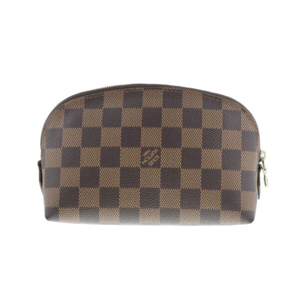 1240003005219 3 Louis Vuitton Pochette Ebene Bag Pouch Clutch Damier Ebene Brown