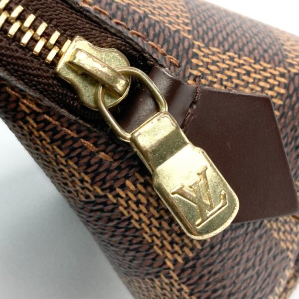 1240003005219 7 Louis Vuitton Pochette Ebene Bag Pouch Clutch Damier Ebene Brown