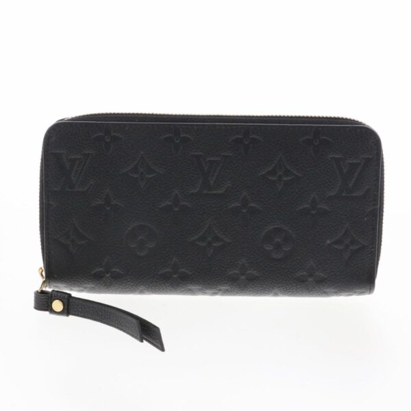 1240003005767 1 Louis Vuitton Zippy Wallet Long Wallet Black