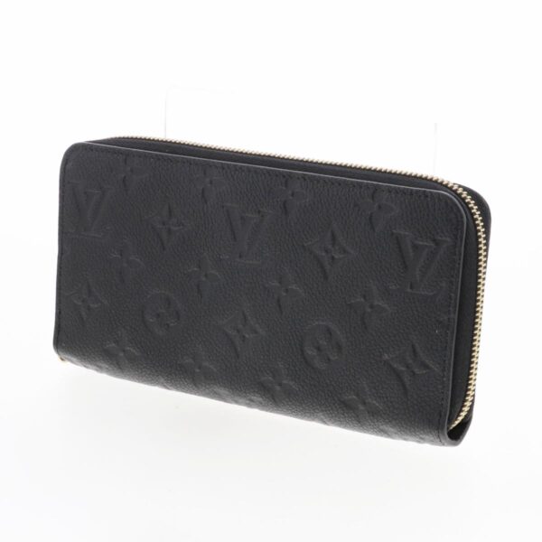 1240003005767 2 Louis Vuitton Zippy Wallet Long Wallet Black