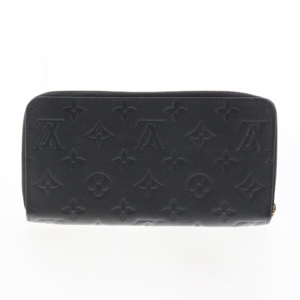 1240003005767 3 Louis Vuitton Zippy Wallet Long Wallet Black