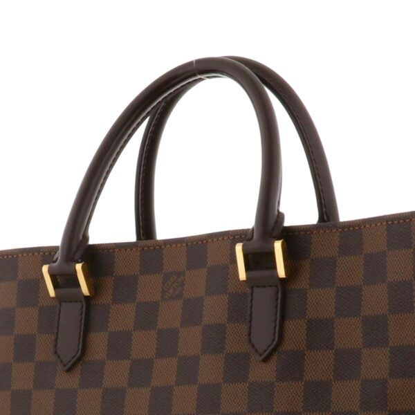 1240003006131 3 Louis Vuitton Sac Plat Tote Bag Damier Ebene