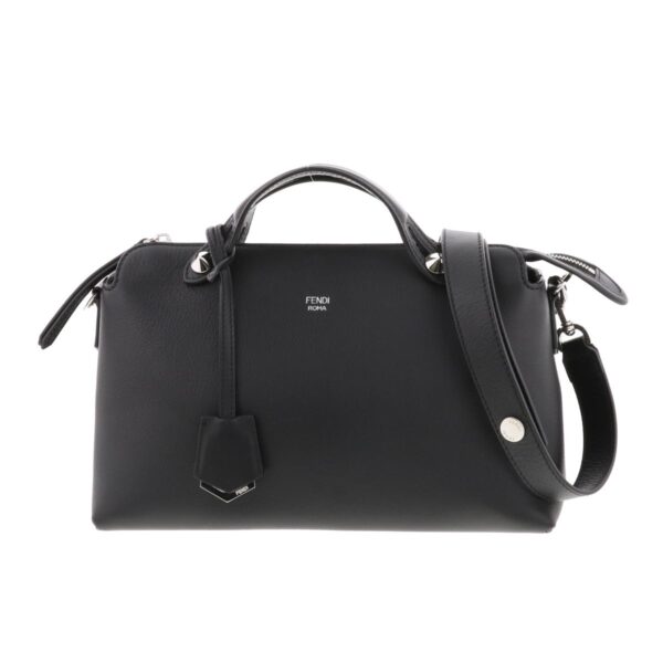 1240003006186 1 Fendi Vistheway Medium 2way Shoulder Bag Black