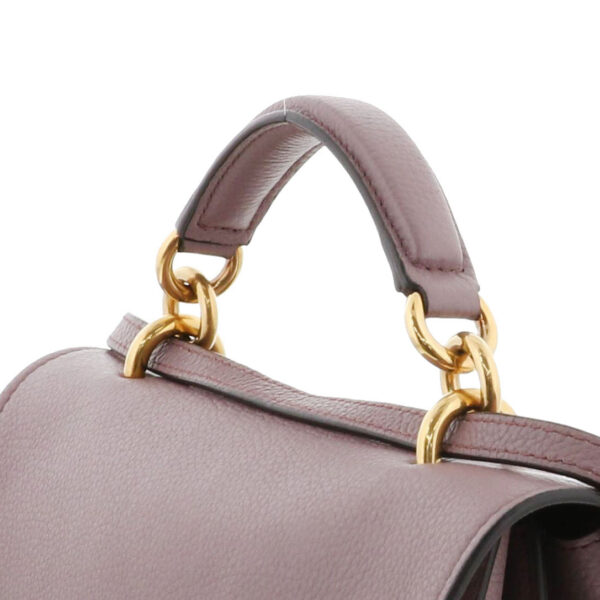 27 703 Salvatore Ferragamo Margot Top Handle 2way Handbag Pink