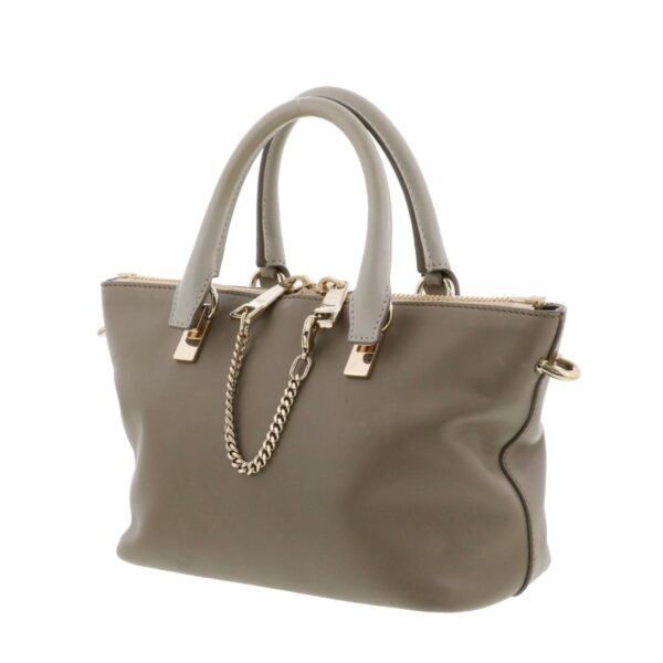 1240003006219 2 Chloe 2way Handbag Gray