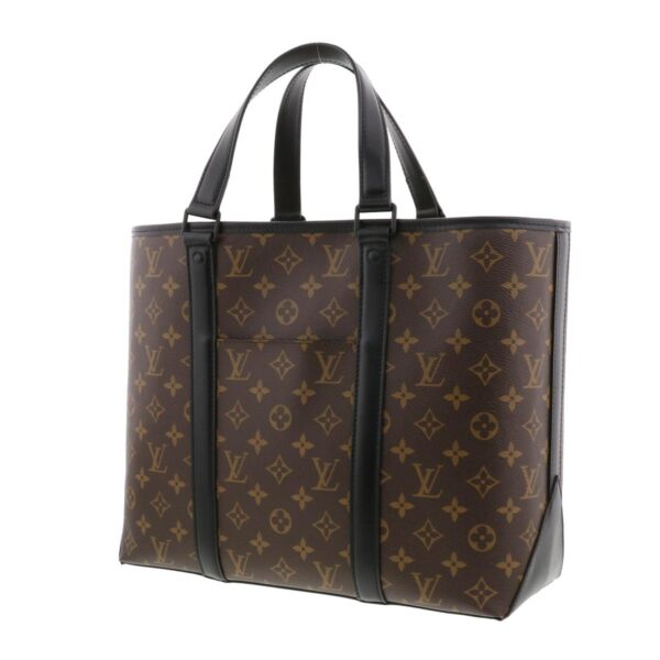 1240003006363 2 Louis Vuitton Weekend Tote PM 2Way Shoulder Bag Macassar Brown