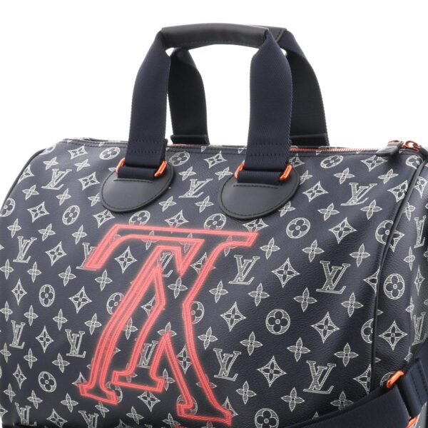 1240004009709 3 Louis Vuitton Spidey Bandouliere Monogram Ink Canvas Bag Blue