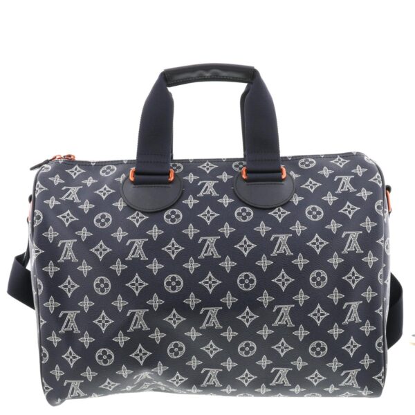 1240004009709 4 Louis Vuitton Spidey Bandouliere Monogram Ink Canvas Bag Blue