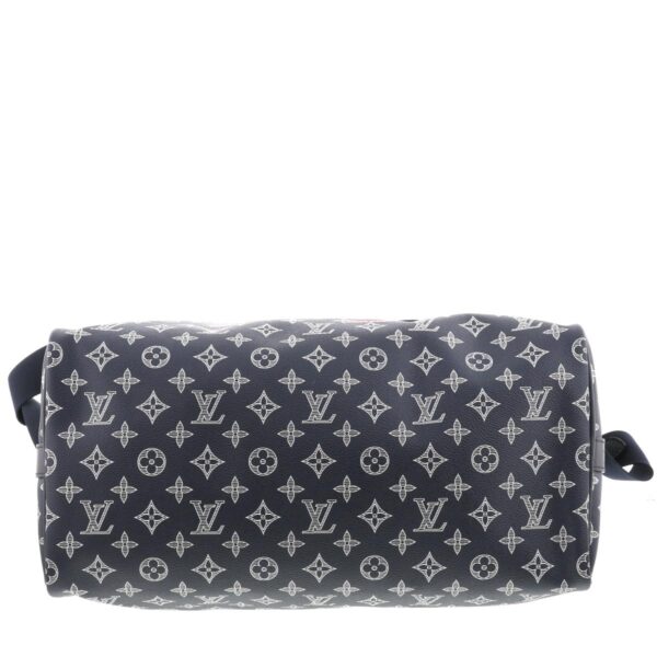 1240004009709 5 Louis Vuitton Spidey Bandouliere Monogram Ink Canvas Bag Blue