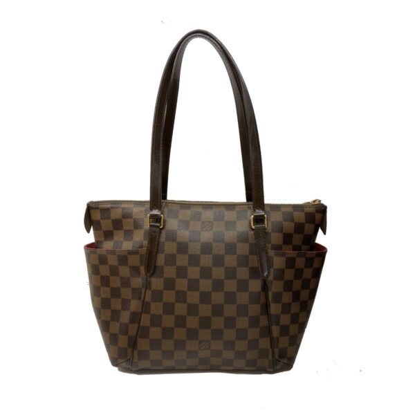 1240004010367 1 Louis Vuitton Totally PM Damier Ebene Tote Bag Brown