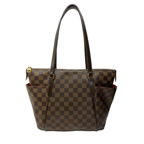 1240004010367 2 Louis Vuitton Totally PM Damier Ebene Tote Bag Brown