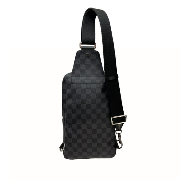 1240004010556 2 Louis Vuitton Avenue Sling Damier Graphite Shoulder Bag Black