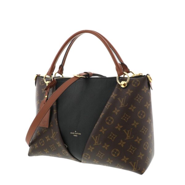 1240004010693 2 Louis Vuitton V Tote MM Monogram Shoulder Bag Black