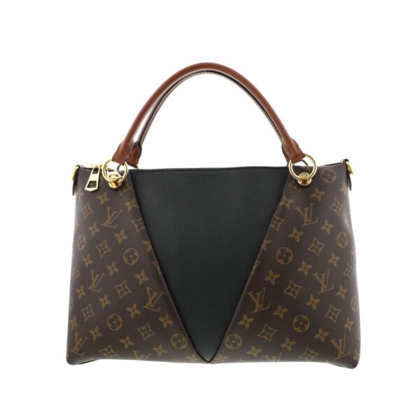 1240004010693 4 Louis Vuitton V Tote MM Monogram Shoulder Bag Black