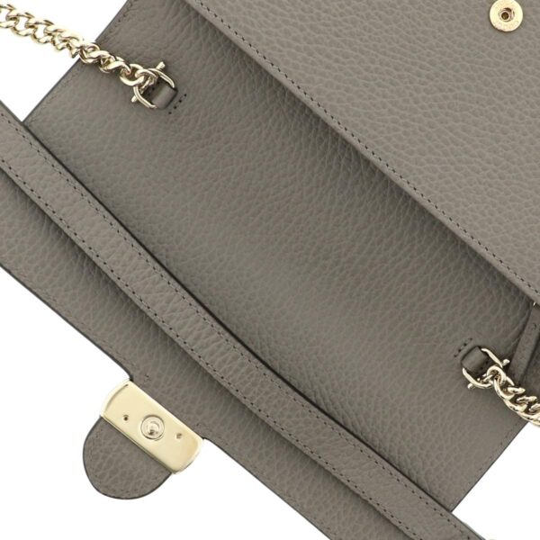 1240004010706 5 Gucci Interlocking G Chain Wallet Gray